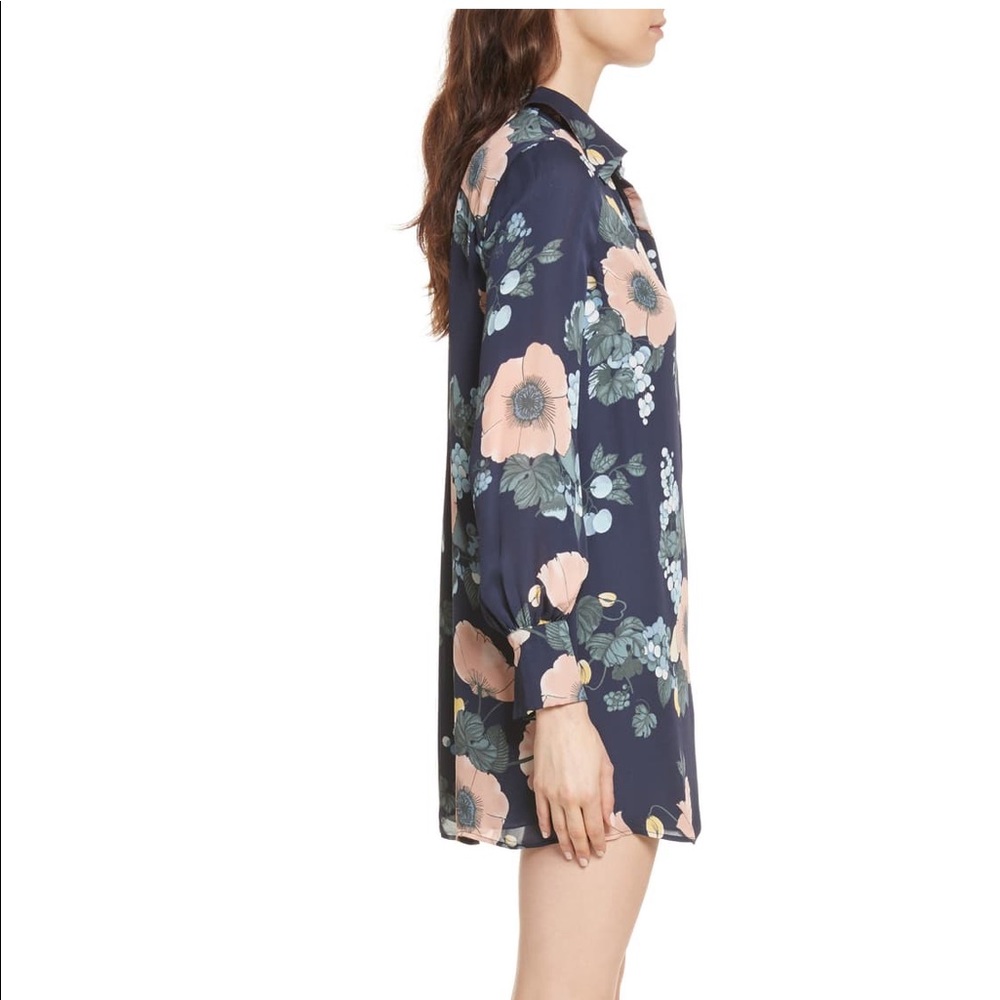 NWT Joie Amaranda Print Silk Shirtdress Size M - Picture 5 of 14
